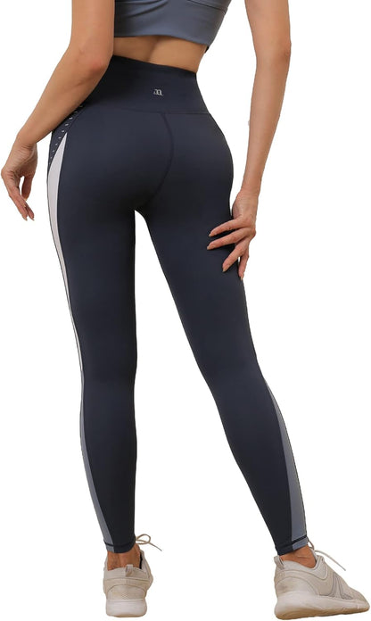 Workout Gym Leggings Yoga Pants for Women High Waisted Tummy Control Non See through Running