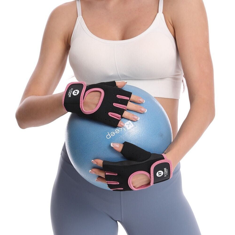 Women Men Half Finger Work Out Gym Gloves Sport Weight Lifting Exercise Fitness
