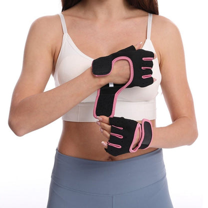 Women Men Half Finger Work Out Gym Gloves Sport Weight Lifting Exercise Fitness